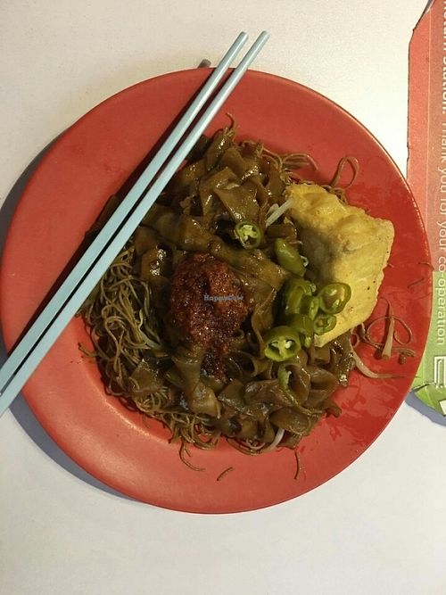 economic vermicelli and noodles S$1.20. staff and student price at ITE College Central Vegetarian Stall  in Northeast Singapore
