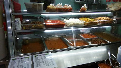 Buffet Spread at Sabari Vilas in Central Singapore