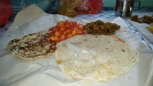 Chapati and Prata at Sabari Vilas in Central Singapore