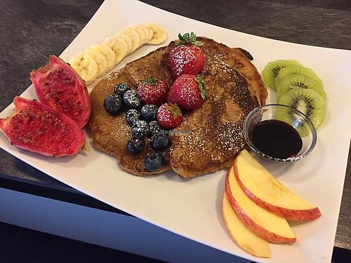 vegan pancake at Cookie's Veggies in Dorsten