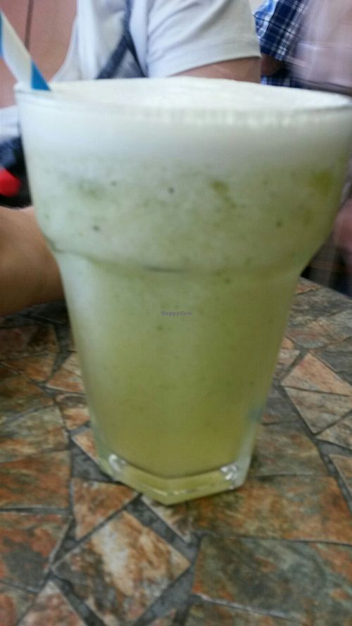 Pineapple and mint juice at Cacau Brazilian Patisserie in Redcar