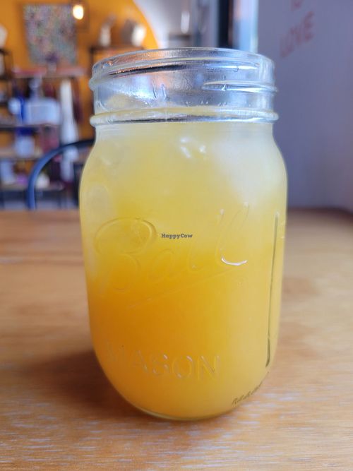 Freshly squeezed orange juice at Chula in San Jose Del Cabo