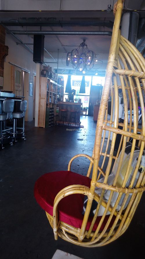 Bar area at Nessst in Amsterdam