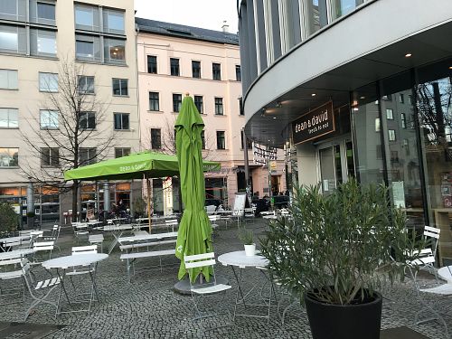 outside at Dean & David - Karl Liebknecht in Berlin