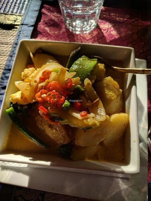 Thai curry  at Green Ginger Thai Restaurant in Goulburn