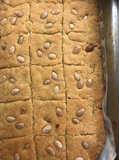 Semolina ‘vegan ‘ cake
 at Nabiha's Kitchen in Wagga Wagga