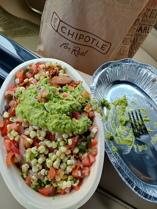 Sofritas bowl with guac 🥑💚 at Chipotle in Maricopa