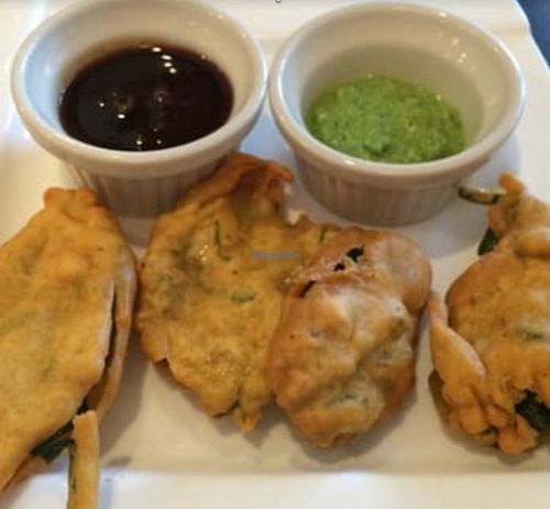 Spinach Pokora at Mynt Fine Indian Cuisine in Orlando