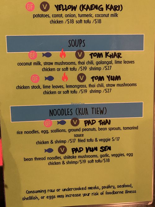 Soups at Woody's Thai Kitchen in Seward