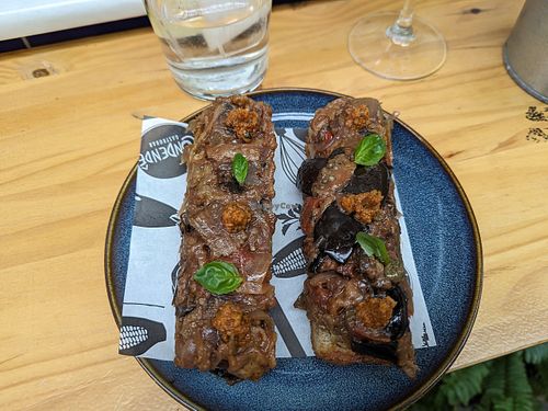 Sicilian Caponata at Condende in Sevilla