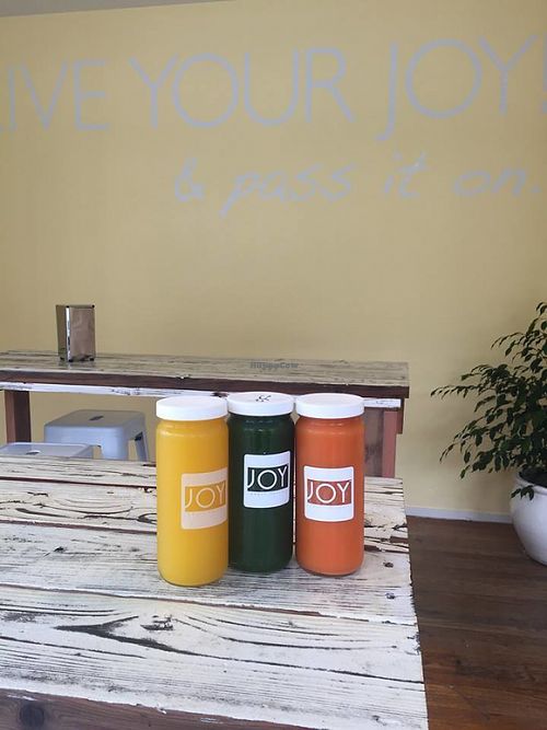 JOY juices at JOY in Shell Beach