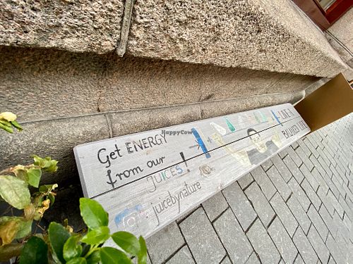 outside at Juice by Nature in Amsterdam