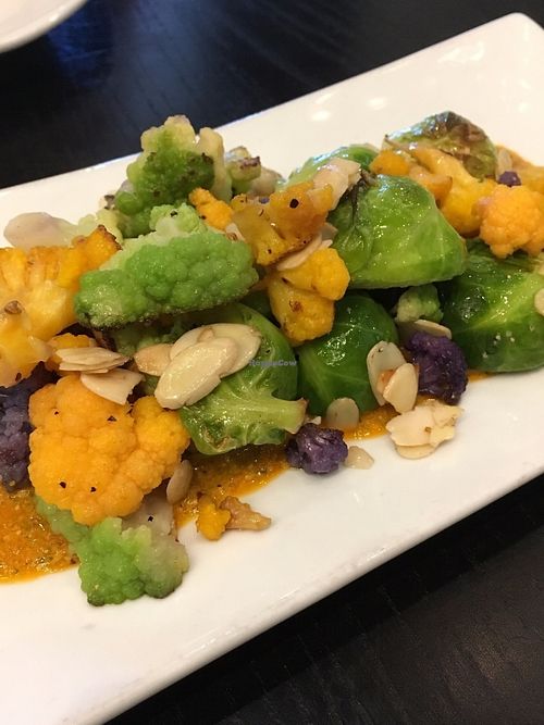 Pan Roasted Brussel Sprouts and Cauliflower at Craft Cuisine in Ocala