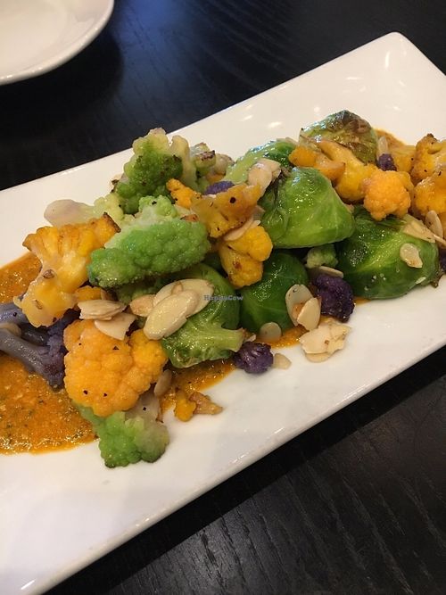 Pan Roasted Brussel Sprouts and Cauliflower at Craft Cuisine in Ocala