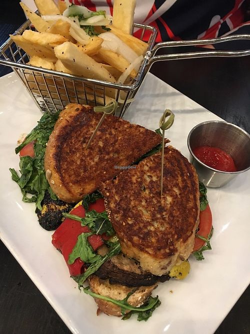 Roasted Vegetables Panini at Craft Cuisine in Ocala