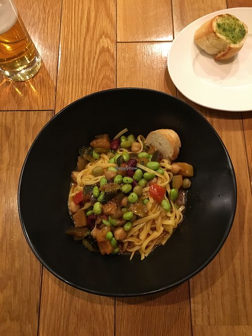 Vegan pasta of the day at Ciel in Hiroshima