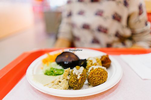 Served with vegan toppings at Vkusove in Sofia