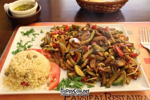 Stir fry at Parsifal in Istanbul