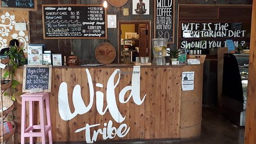 Inside at Wild Tribe Cafe in Koh Samui