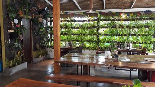 Decor at Wild Tribe Cafe in Koh Samui