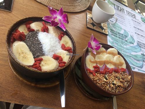smoothie bowls at Wild Tribe Cafe in Koh Samui