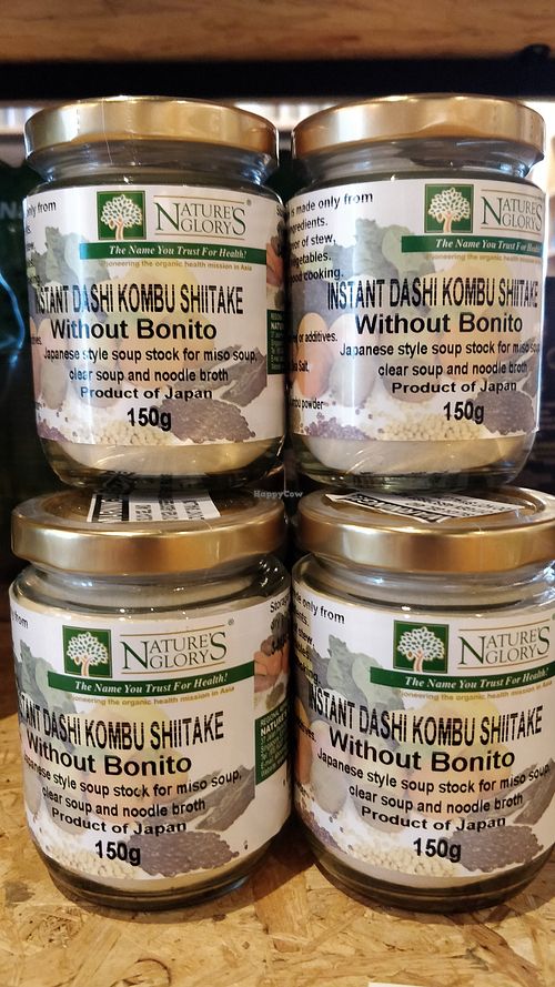 Instant DASHI KOMBU shiitake without Bonito at Nature's Glory in Central Singapore