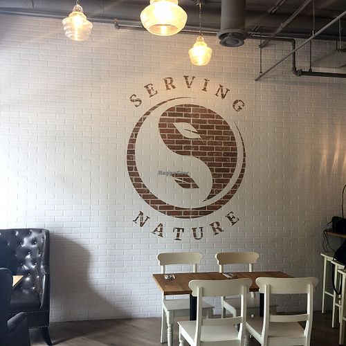 Nulife Living Food Cafe inside view. at Nulife Living Food Cafe in Coquitlam