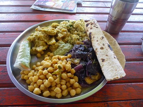 Essen vom Buffet at Dosha in Koh Phangan