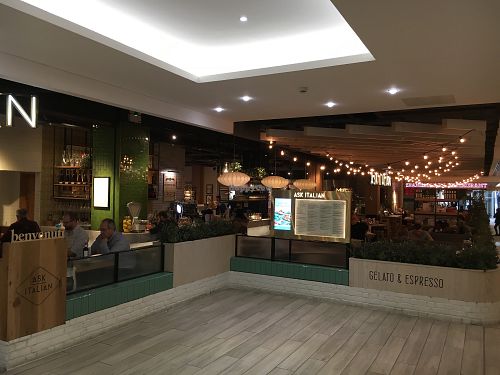 Outside  at ASK Italian in Newcastle Upon Tyne