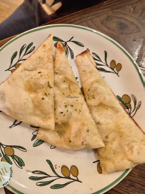 Kids garlic bread at ASK Italian in Gateshead