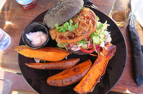 Sweet Potato Burger  at Pash the Healthy Options  in Bugibba