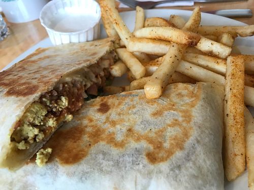 Super vegano burrito  at Off The Griddle - Southeast in Portland