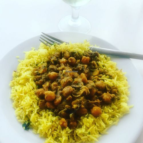 Chana Masala leftovers! at Namaste India in Cabo San Lucas