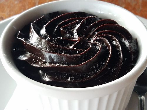 Vegan mousse at El Patio de Cafe Milagro  in Manuel Antonio