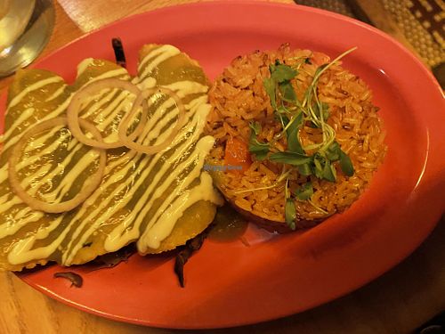 Enchiladas  at Jajaja Mexicana - Lower East Side in New York City