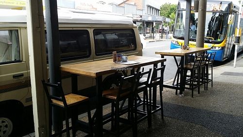 outside seating at Be Bold Nundah in Nundah