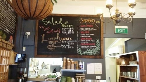 wall menu at Be Bold Nundah in Nundah