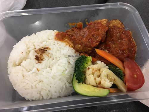 Indonesian food stall. Number one on the menu.  at Ponsonby Food Court in Auckland