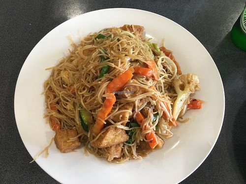 Mi mi noodles 2 from Laos stall at Ponsonby Food Court in Auckland