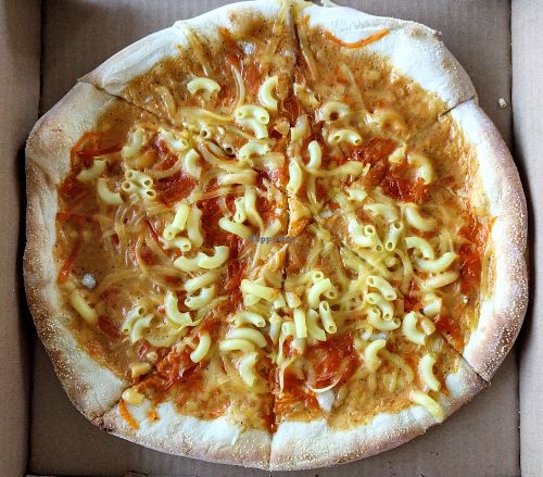 Vegan Mac n' Cheese Pizza at Ian's Pizza in Seattle