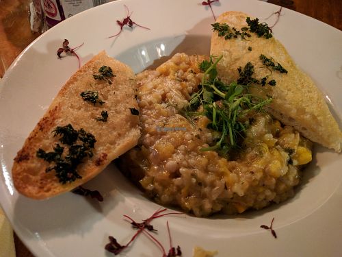 Risotto at The Peak Hotel in Castleton