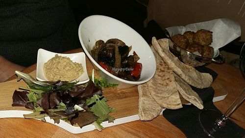 Vegan falafel at The Lions Monocle  in Paignton