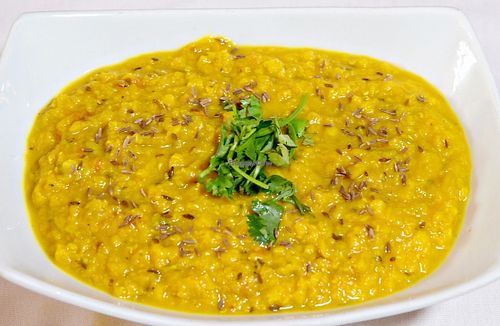 Dal Tadka( Yellow Lentils) at Rajput Indian Cuisine in Norfolk