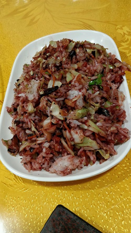 nice Rice at HeYa Penglai Vegetarian Restaurant in Fuzhou