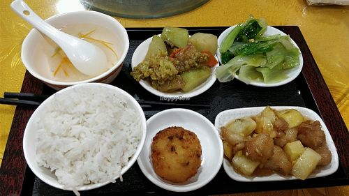 set dish 2 at HeYa Penglai Vegetarian Restaurant in Fuzhou