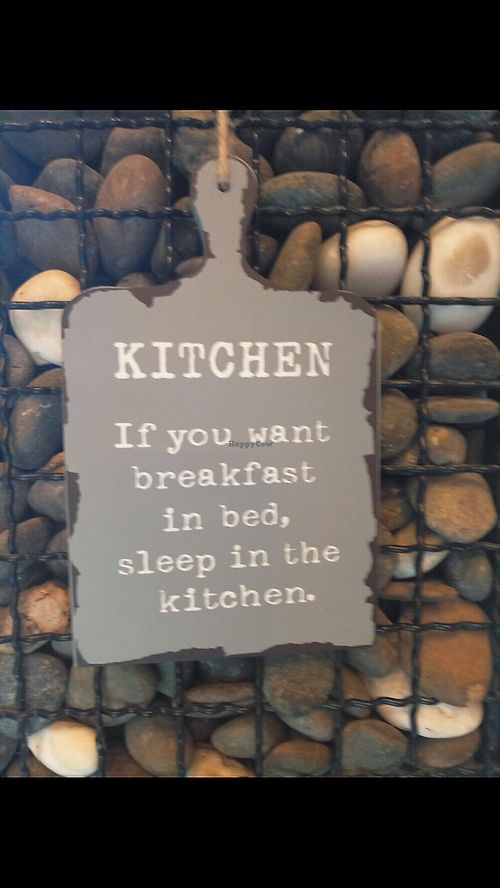 At the entrance of the restaurant  at Basilicom in Koh Samui