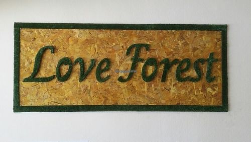 sinage at Love Forest in Chiang Mai