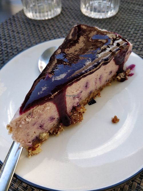 Cheesecake at Mama Gaia in Vence