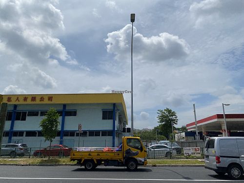 Opposite Esso and Hock Hua  at Miao Chu Vegetarian in Northeast Singapore