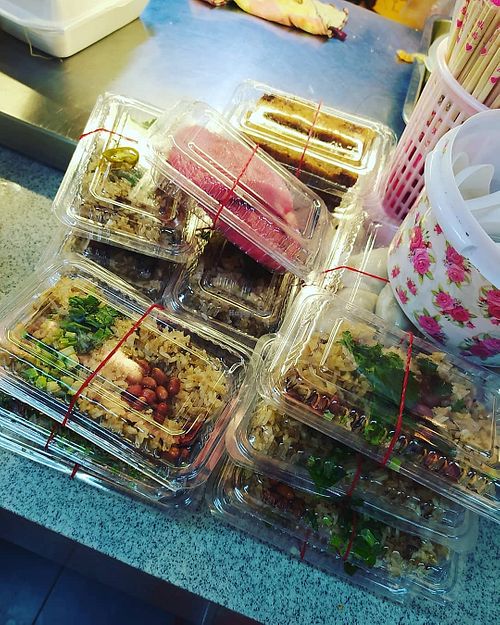 Vegetarian snack/kueh at Miao Guan Vegetarian Stall in Central Singapore